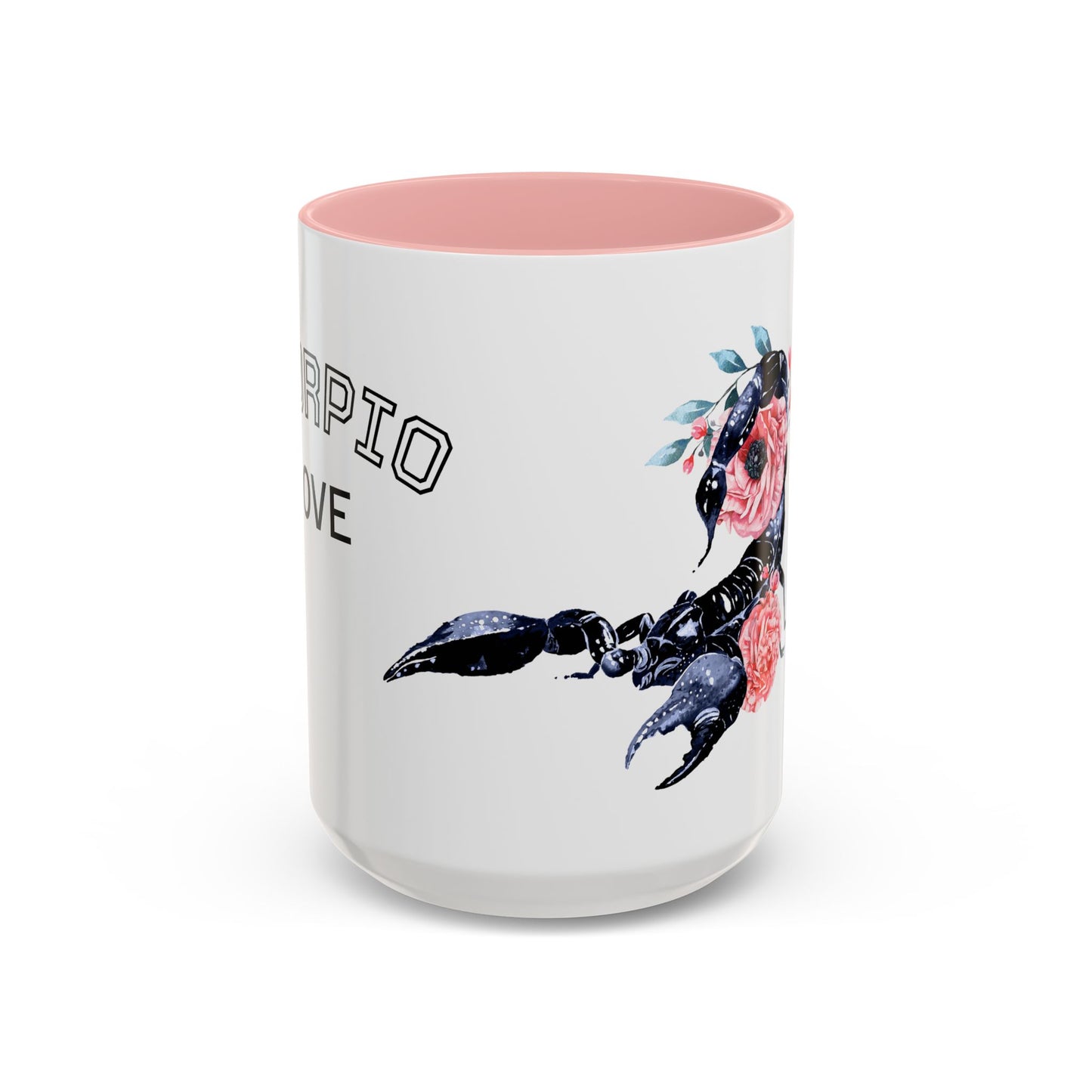 “Scorpio Bloom” Floral Accent Coffee Mug