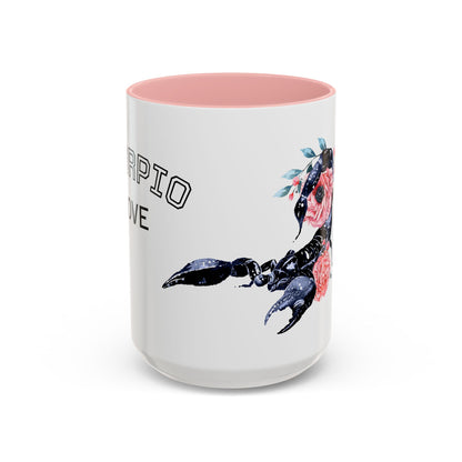 “Scorpio Bloom” Floral Accent Coffee Mug