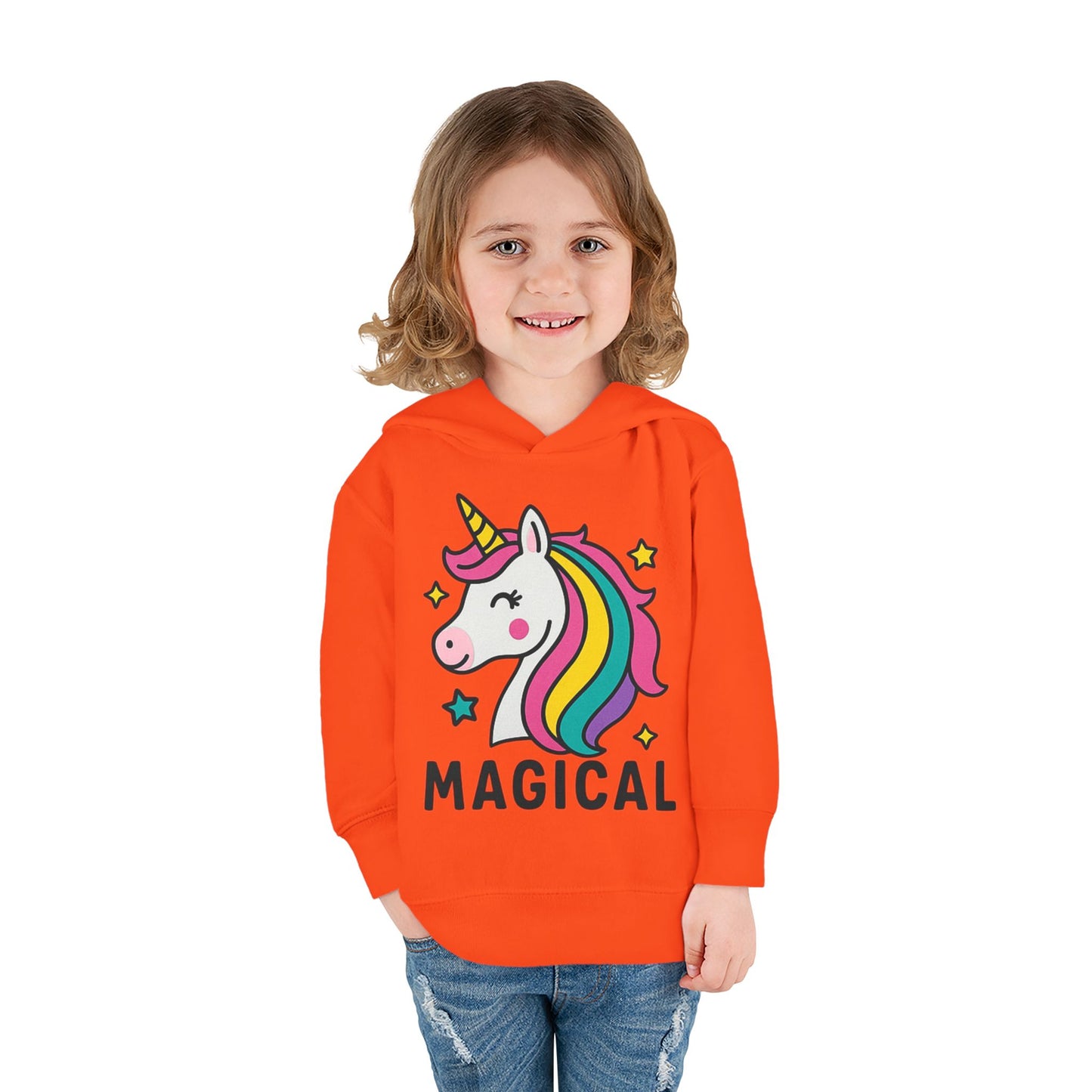 🦄 Magical Unicorn Toddler Fleece Hoodie Cozy & Cute Pullover for Toddlers | Perfect for Birthdays, School Days & Magical Moments