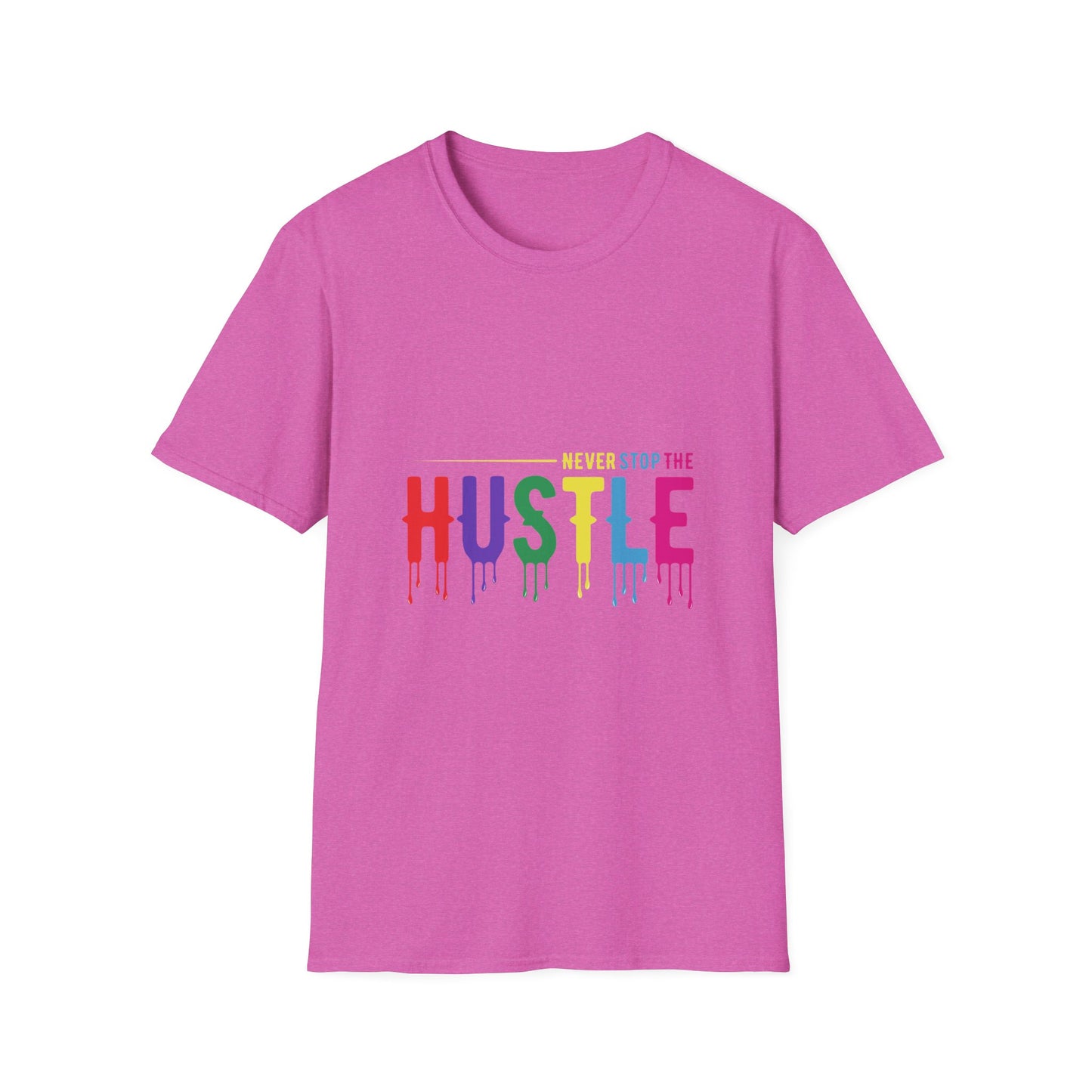 Colorful Hustle Tee – Soft T-Shirt for Entrepreneurs