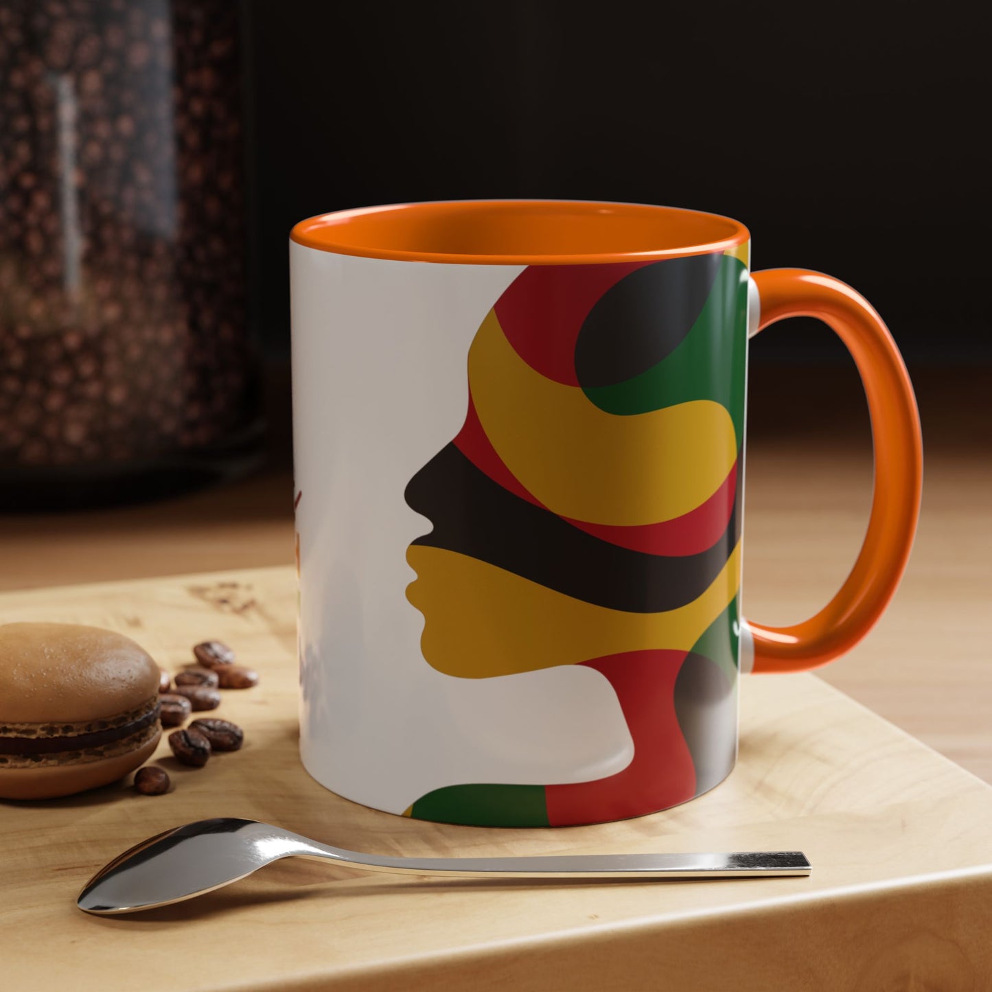 Juneteenth Freedom Day Accent Coffee Mug | Celebrate Liberation, Bold Black History Gift, Vibrant Home & Office Decor