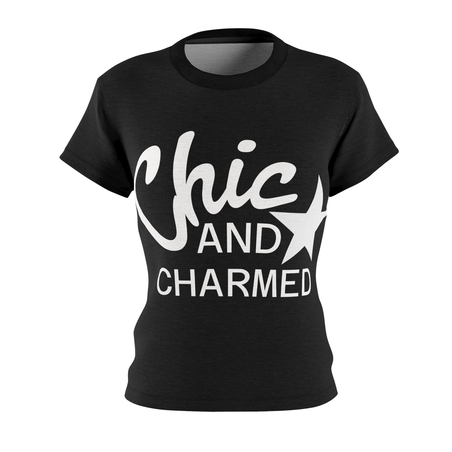Chic & Charmed Women's Graphic Tee – Everyday Style with a Bold Twist