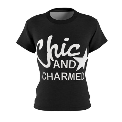 Chic & Charmed Women's Graphic Tee – Everyday Style with a Bold Twist