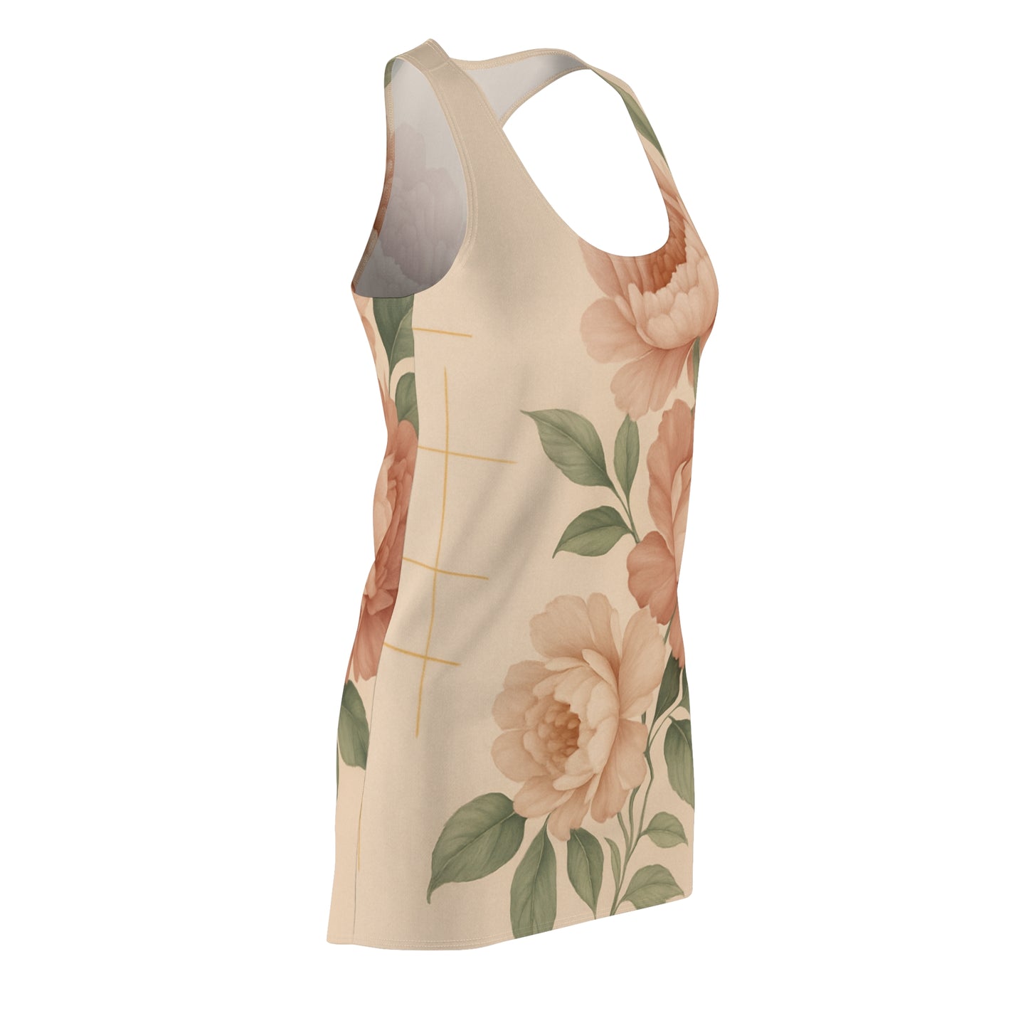 Timeless Petals – Lightweight Floral Racerback Dress