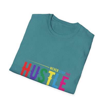 Colorful Hustle Tee – Soft T-Shirt for Entrepreneurs