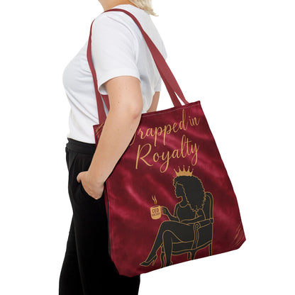 “Wrapped in Royalty” Luxe Tote – Chic & Charmed Collection™
