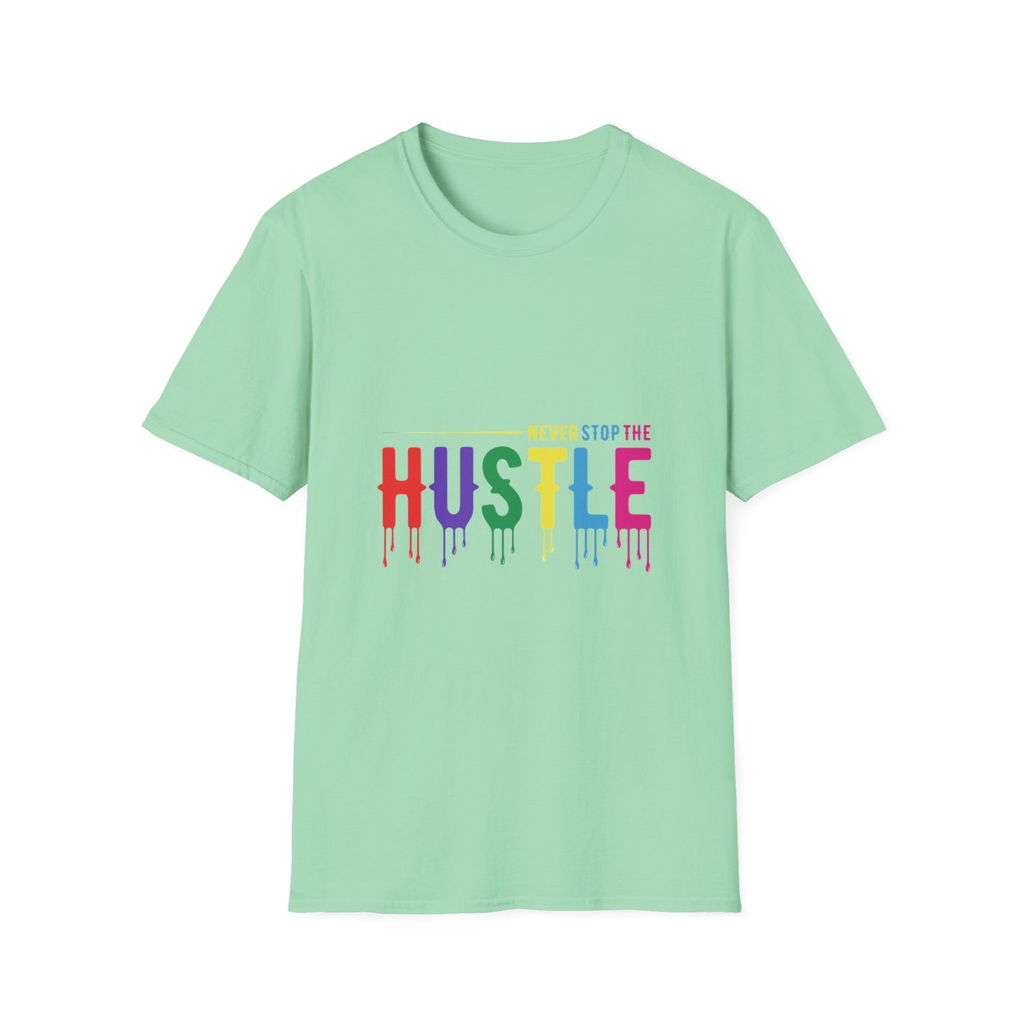 Colorful Hustle Tee – Soft T-Shirt for Entrepreneurs
