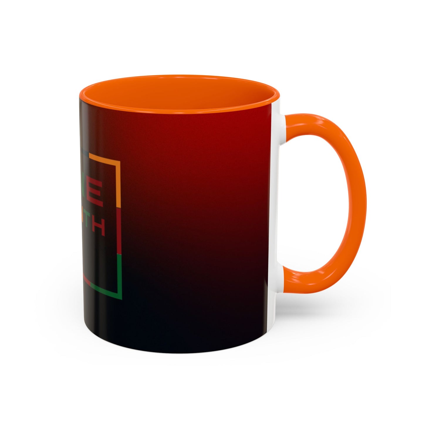 Juneteenth Accent Coffee Mug - Celebrate Freedom, Gift for Black History Month, Unique Housewarming Gift, Colorful Mug for All Occasions