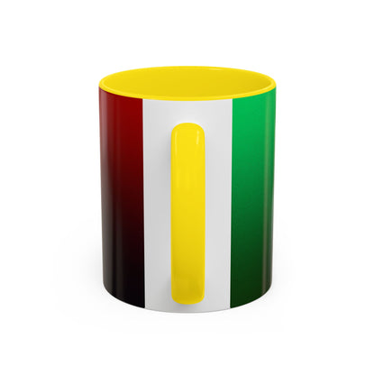Juneteenth Accent Coffee Mug - Celebrate Freedom, Gift for Black History Month, Unique Housewarming Gift, Colorful Mug for All Occasions