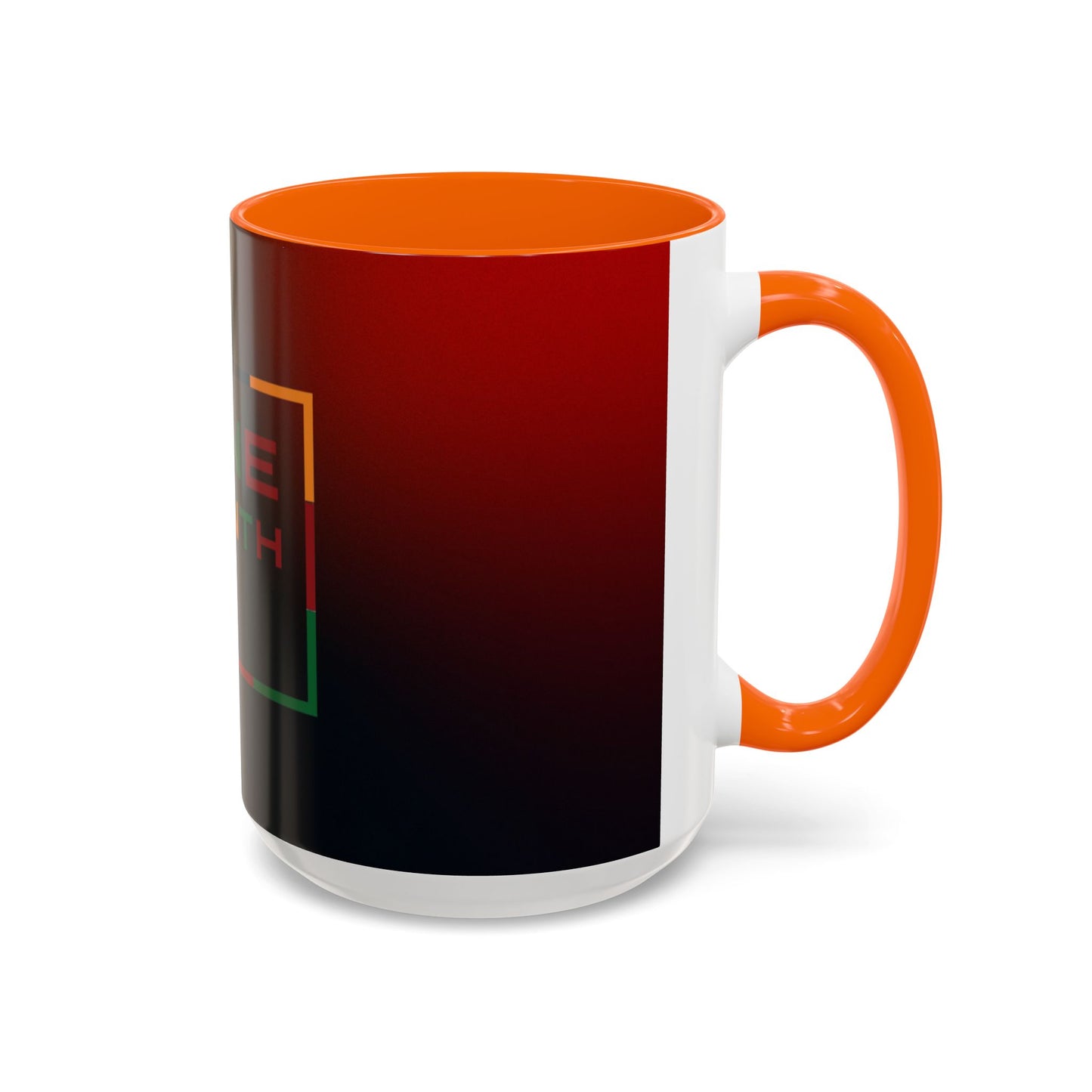 Juneteenth Accent Coffee Mug - Celebrate Freedom, Gift for Black History Month, Unique Housewarming Gift, Colorful Mug for All Occasions