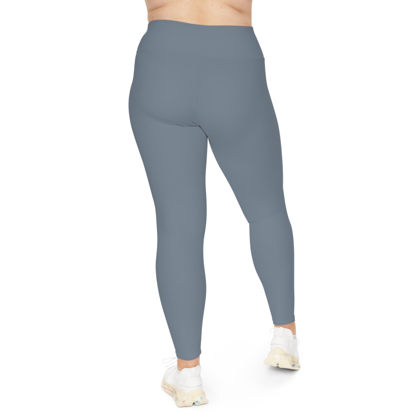 EssentialEase Plus Size Gray Leggings – Comfortable Fit, Everyday Style, Total Confidence