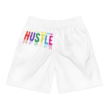 Colorful Hustle Men’s Jogger Shorts | Vibrant Summer Activewear, Gym & Casual Comfort