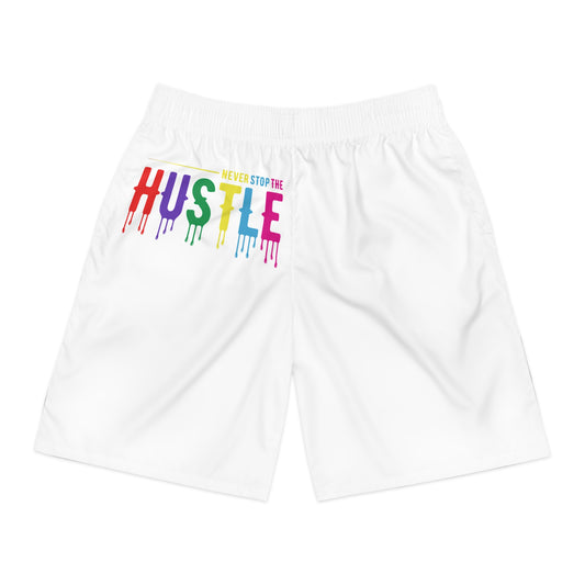 Colorful Hustle Men’s Jogger Shorts | Vibrant Summer Activewear, Gym & Casual Comfort