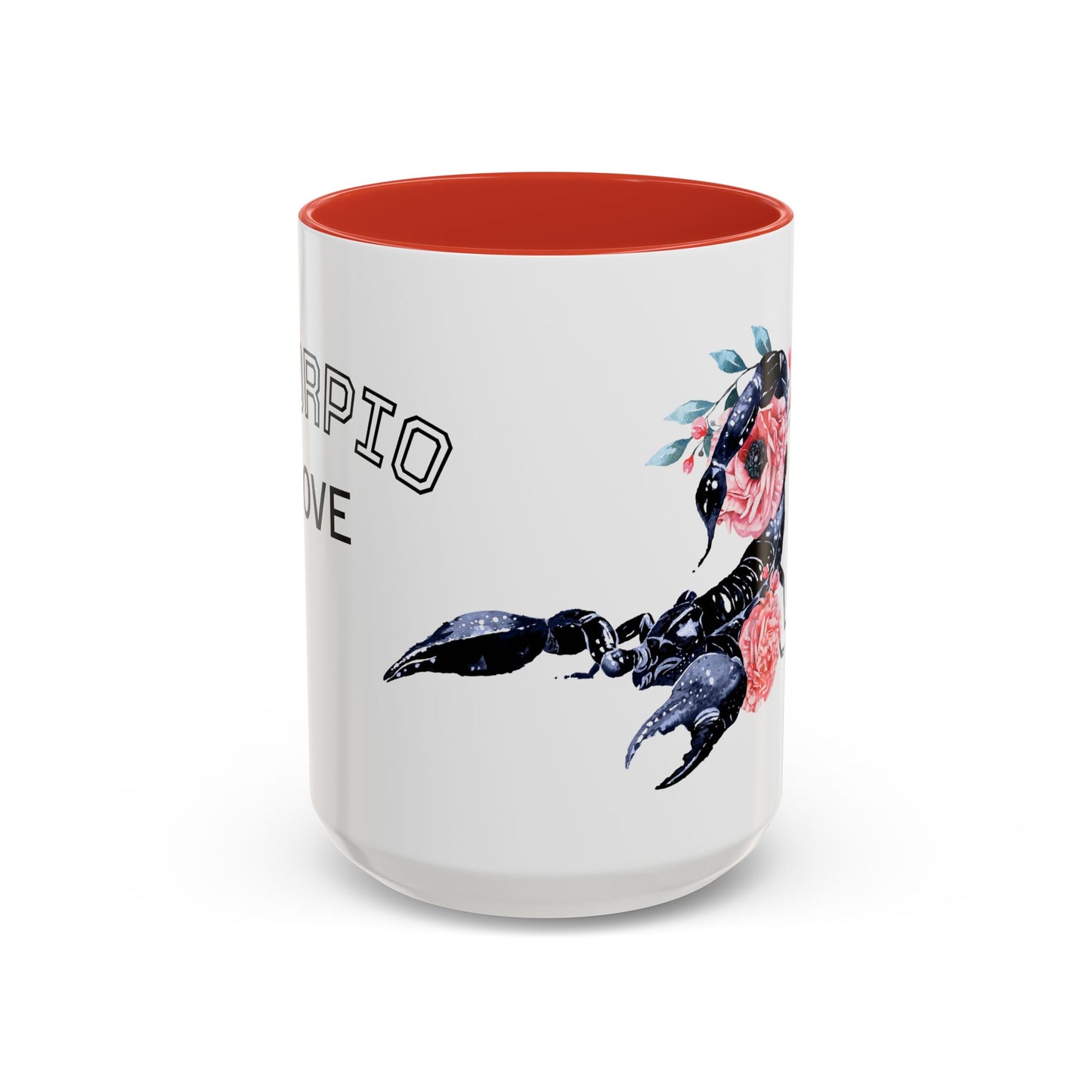 “Scorpio Bloom” Floral Accent Coffee Mug