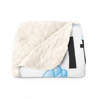 🐻 Adorable Baby Boy Sherpa Fleece Blanket