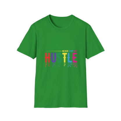 Colorful Hustle Tee – Soft T-Shirt for Entrepreneurs
