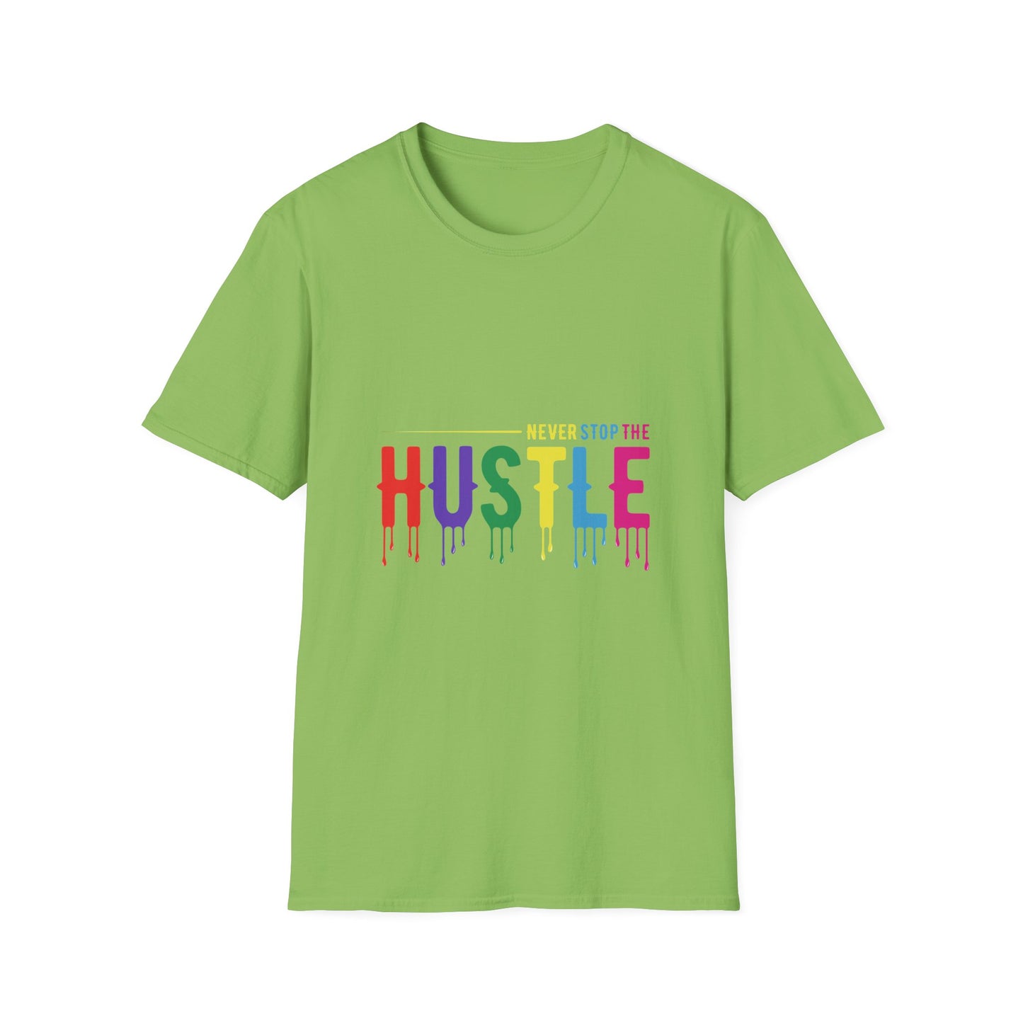 Colorful Hustle Tee – Soft T-Shirt for Entrepreneurs