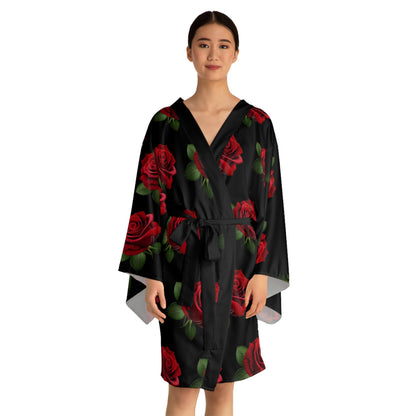 Blossom Aura Kimono Robe – Floral Elegance for Relaxed Chic Living