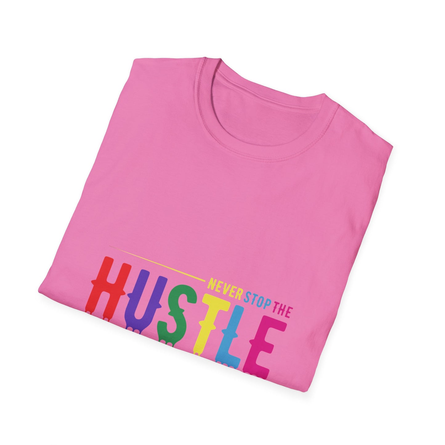 Colorful Hustle Tee – Soft T-Shirt for Entrepreneurs