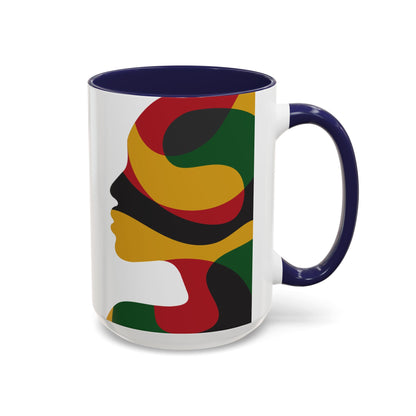 Juneteenth Freedom Day Accent Coffee Mug | Celebrate Liberation, Bold Black History Gift, Vibrant Home & Office Decor