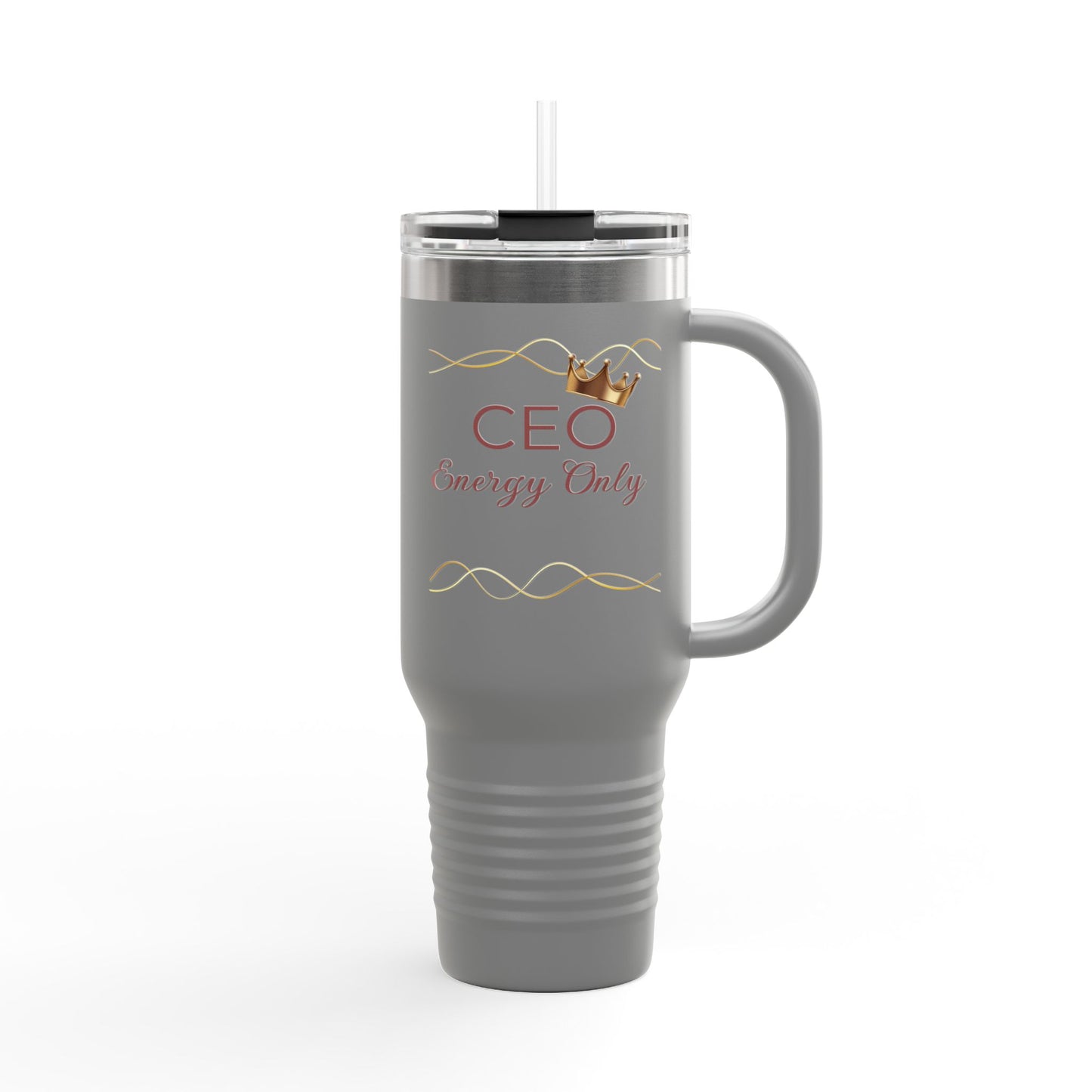 Insulated Travel Mug - 'CEO Energy Only'