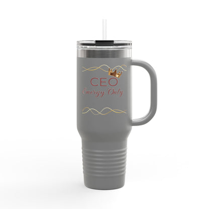 Insulated Travel Mug - 'CEO Energy Only'