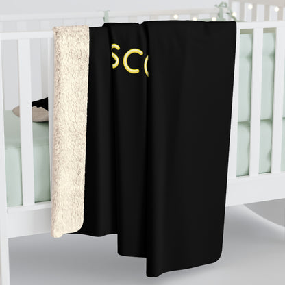 “Scorpio Comfort” Sherpa Fleece Blanket – Cozy Astrological Throw for Zodiac Lovers