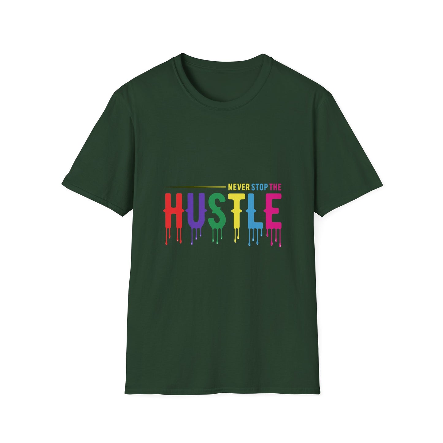 Colorful Hustle Tee – Soft T-Shirt for Entrepreneurs