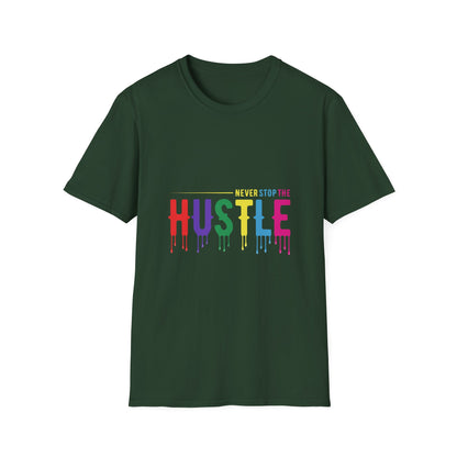 Colorful Hustle Tee – Soft T-Shirt for Entrepreneurs