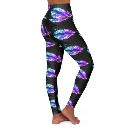 ✨ Cosmic High-Waisted Yoga Leggings Galaxy-Inspired Activewear | Bold Style for Workouts, Wellness & Everyday Glam