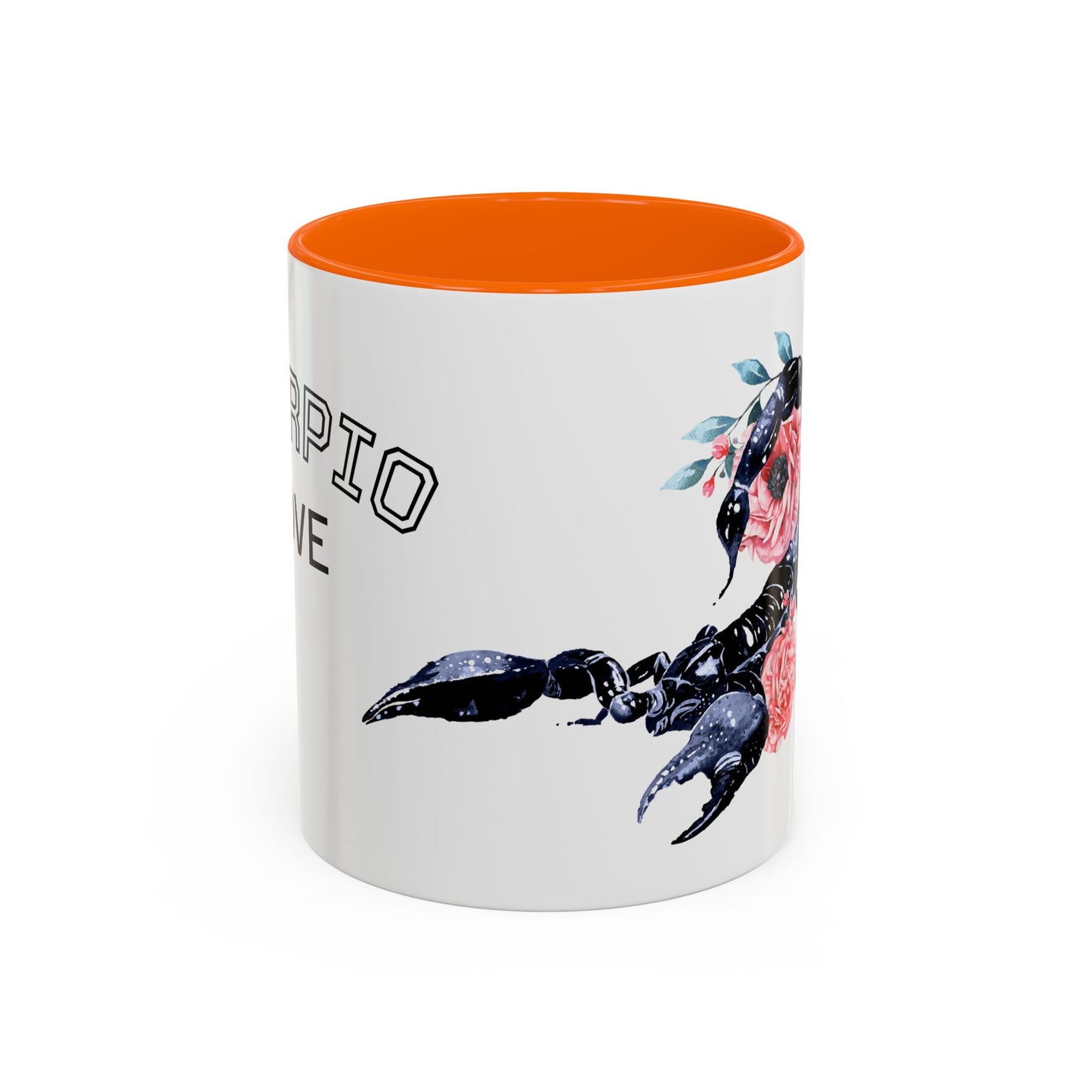 “Scorpio Bloom” Floral Accent Coffee Mug