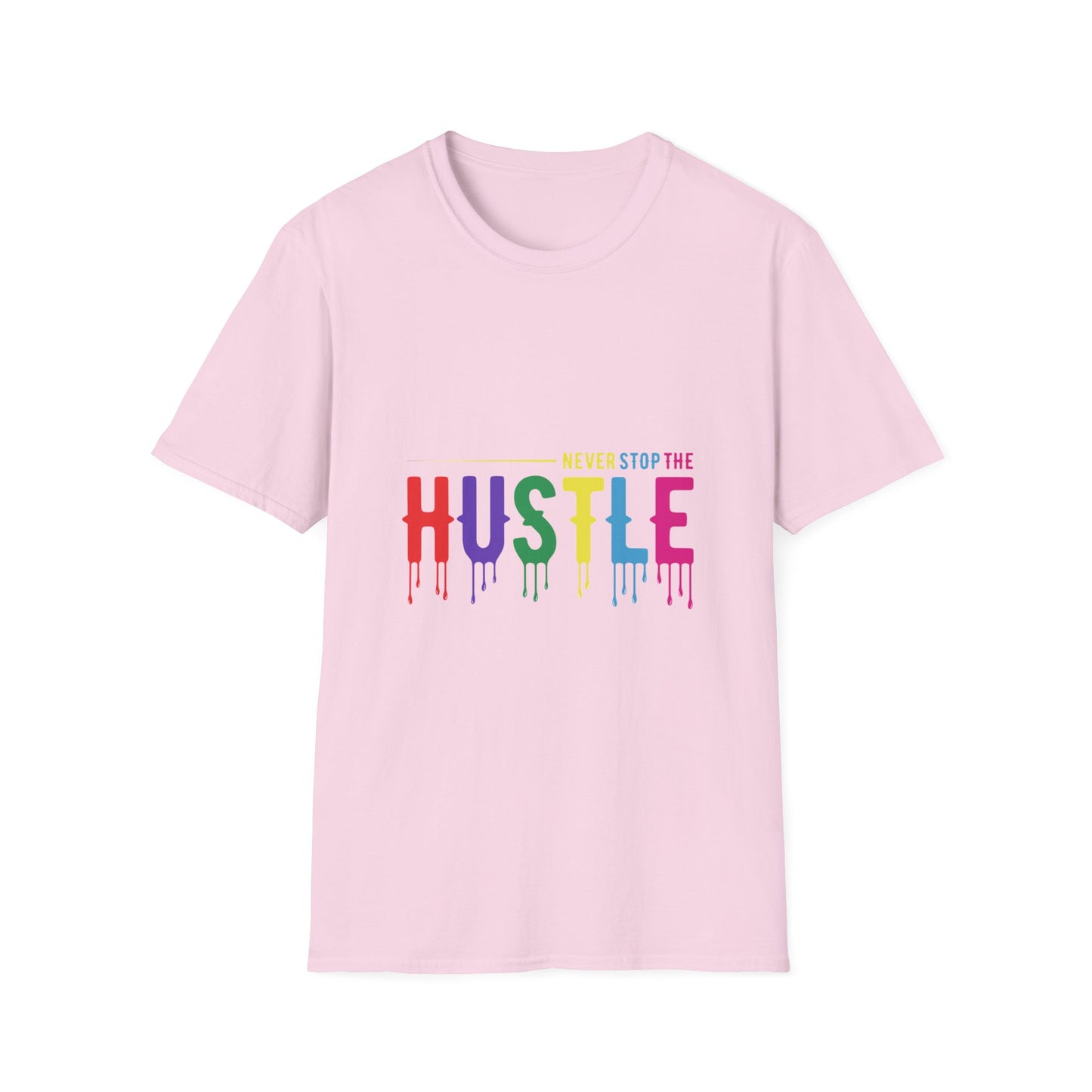 Colorful Hustle Tee – Soft T-Shirt for Entrepreneurs