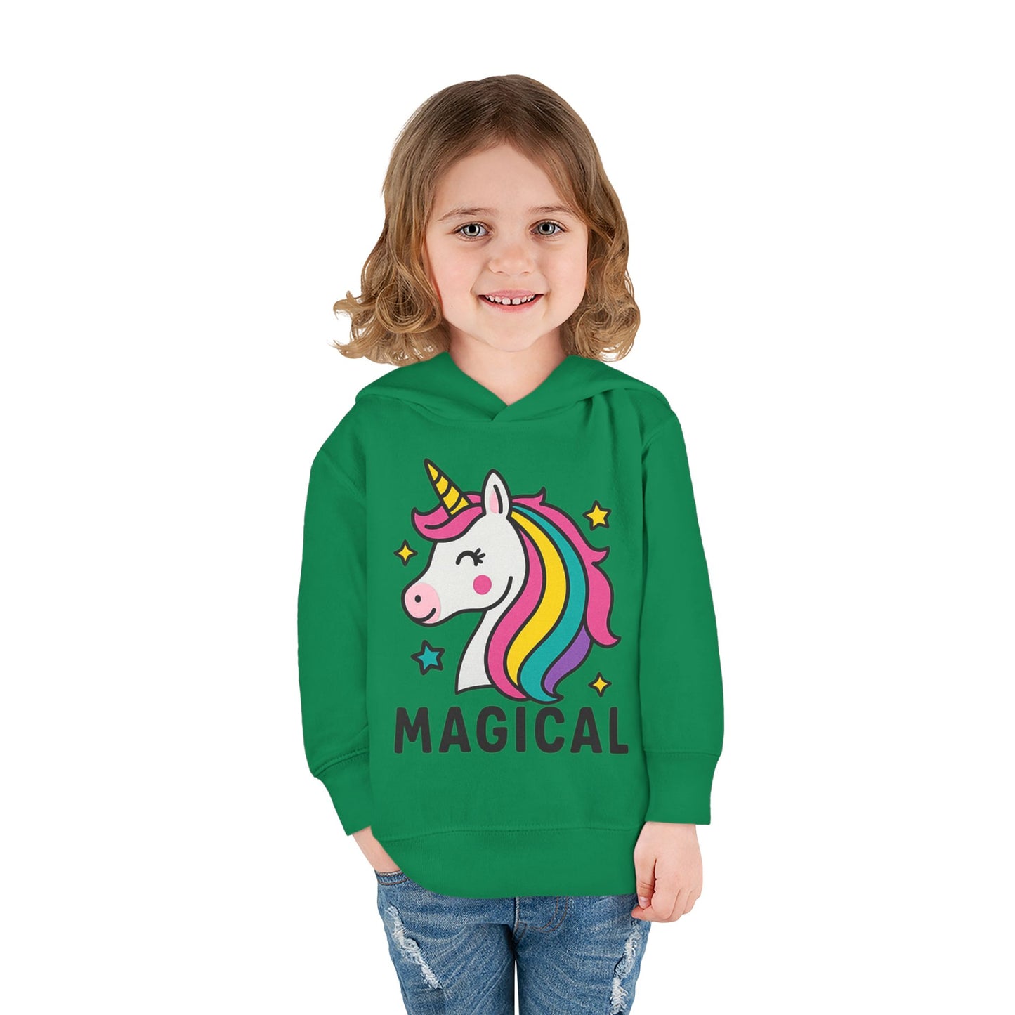 🦄 Magical Unicorn Toddler Fleece Hoodie Cozy & Cute Pullover for Toddlers | Perfect for Birthdays, School Days & Magical Moments