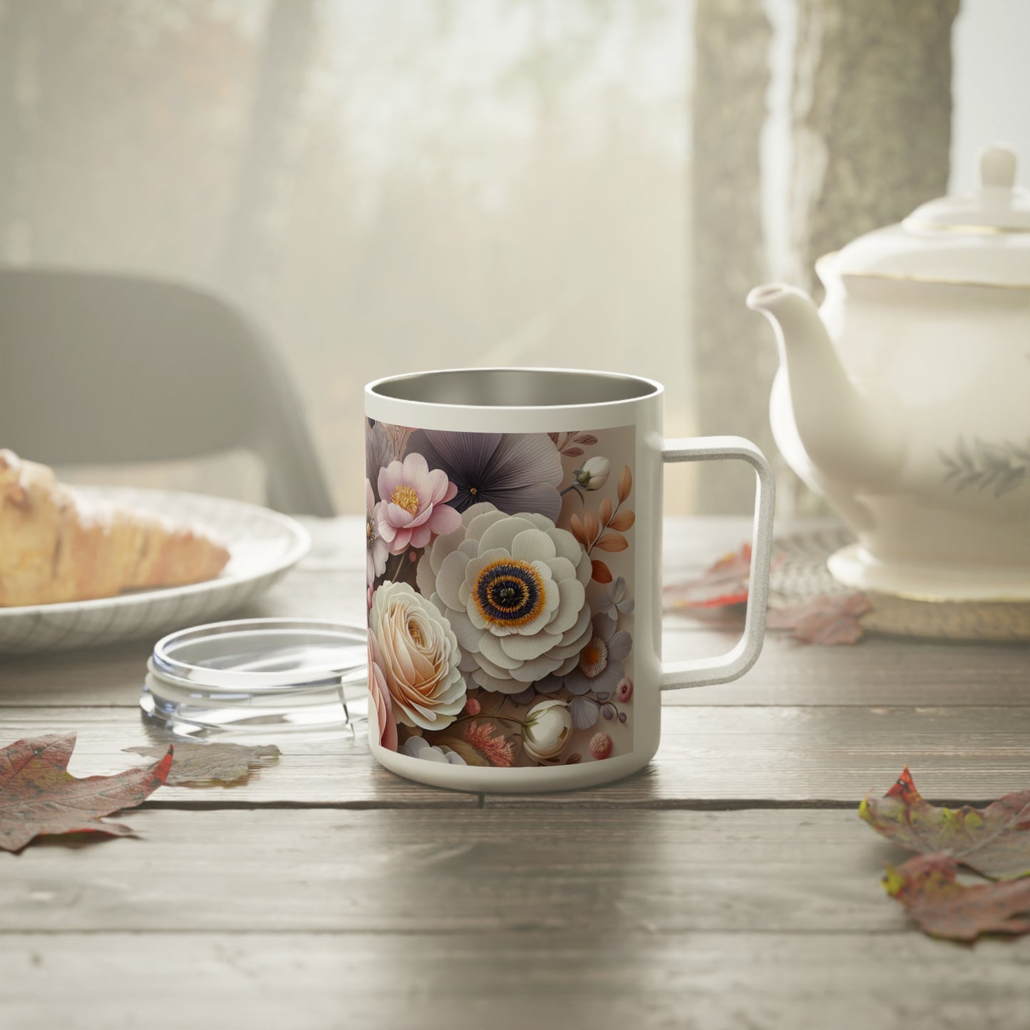 Floral Insulated Coffee Mug | 10oz | Perfect Gift for Coffee Lovers, Tea Enthusiasts, Flower Aficionados, Home Decor, Mother's Day, [...]