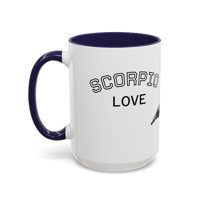 “Scorpio Bloom” Floral Accent Coffee Mug