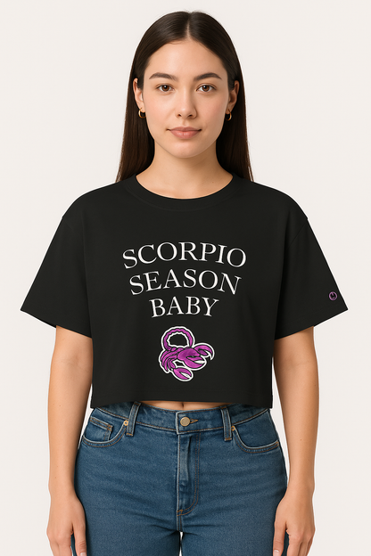 Scorpio Season Baby Cropped T-Shirt