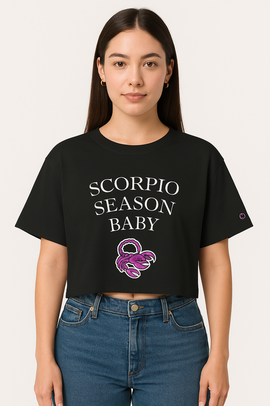 Scorpio Season Baby Cropped T-Shirt