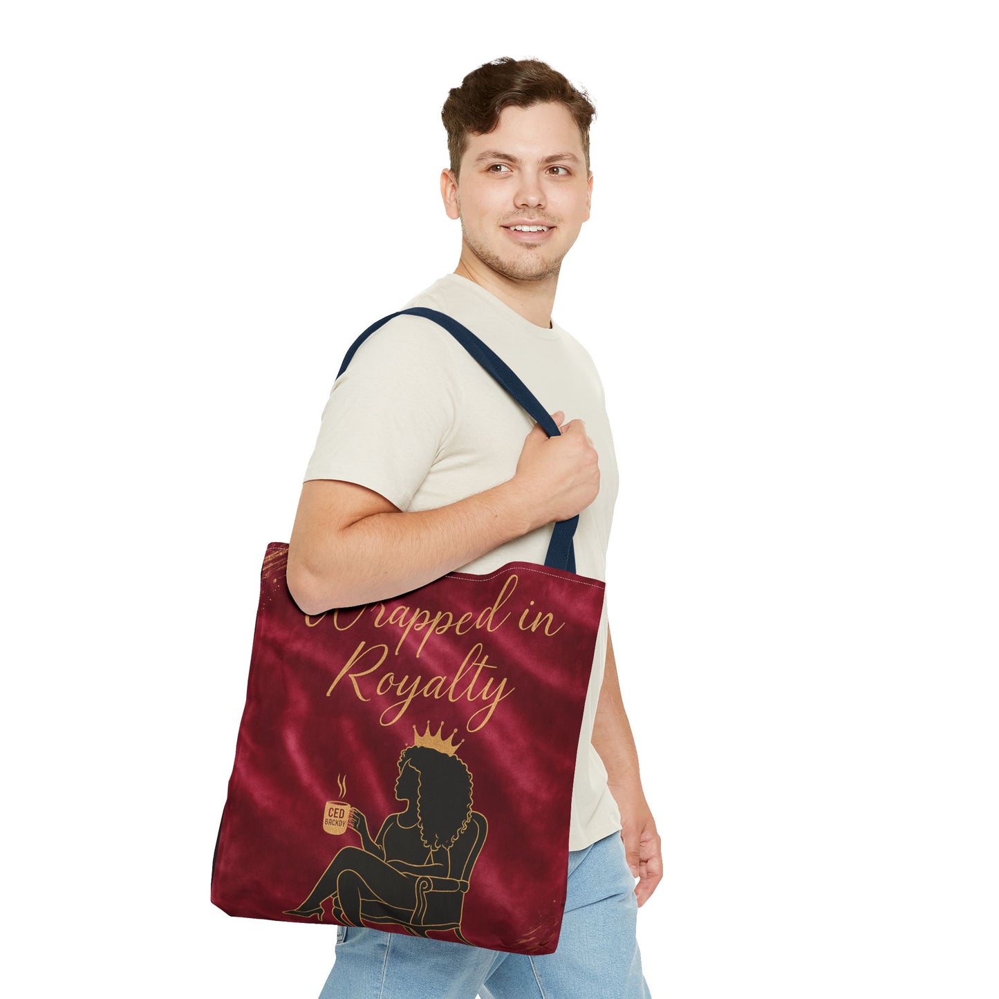“Wrapped in Royalty” Luxe Tote – Chic & Charmed Collection™