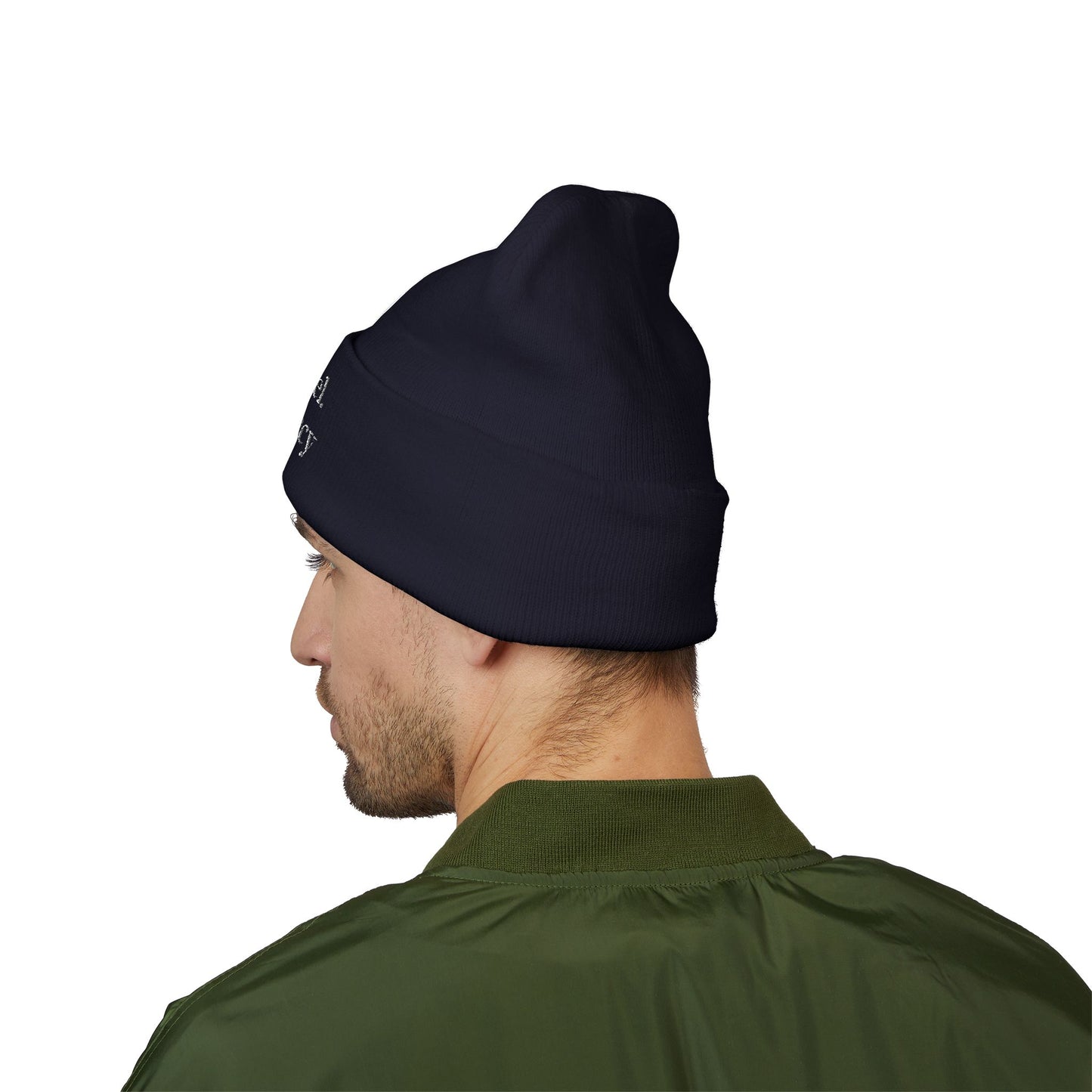 🖤 No Label. No Legacy – Cuffed Beanie Minimal words. Maximum energy.