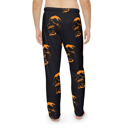 💀 Skull Print Men’s Pajama Pants – Bold Comfort for Laid-Back Days