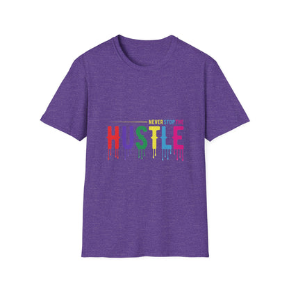 Colorful Hustle Tee – Soft T-Shirt for Entrepreneurs