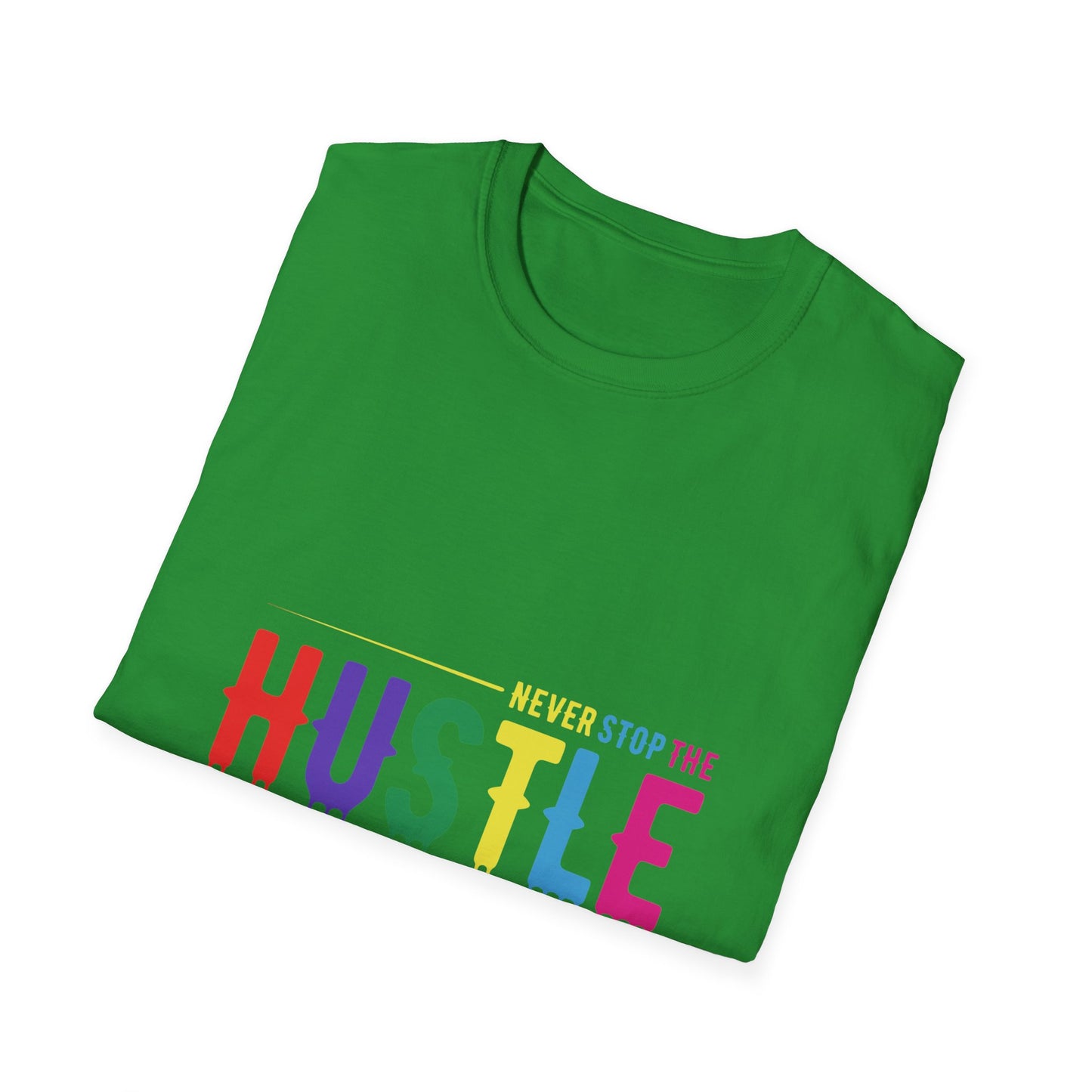 Colorful Hustle Tee – Soft T-Shirt for Entrepreneurs