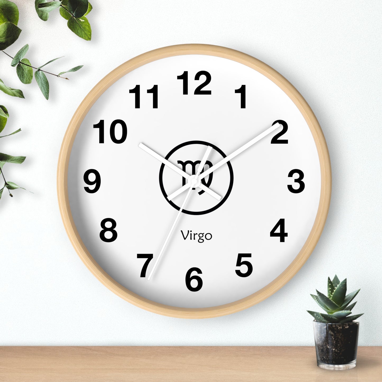 Celestial Virgo Wall Clock