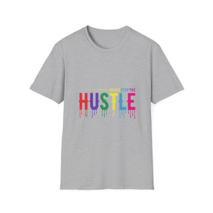 Colorful Hustle Tee – Soft T-Shirt for Entrepreneurs