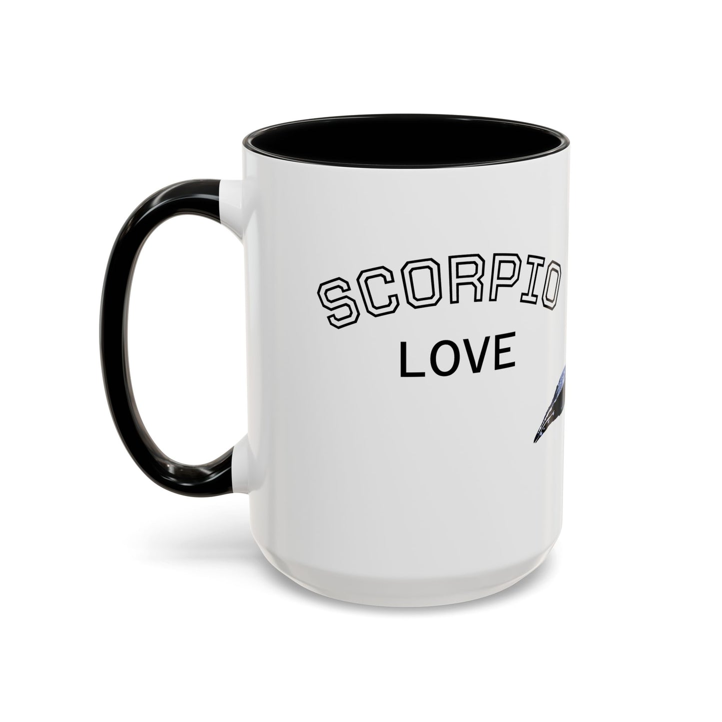 “Scorpio Bloom” Floral Accent Coffee Mug