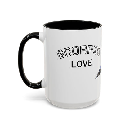 “Scorpio Bloom” Floral Accent Coffee Mug