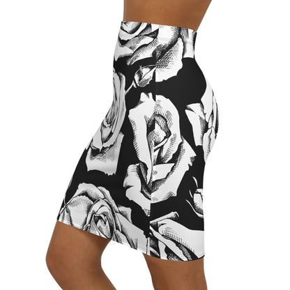 🌷 Fleur Forme Pencil Skirt – Elegance in Full Bloom