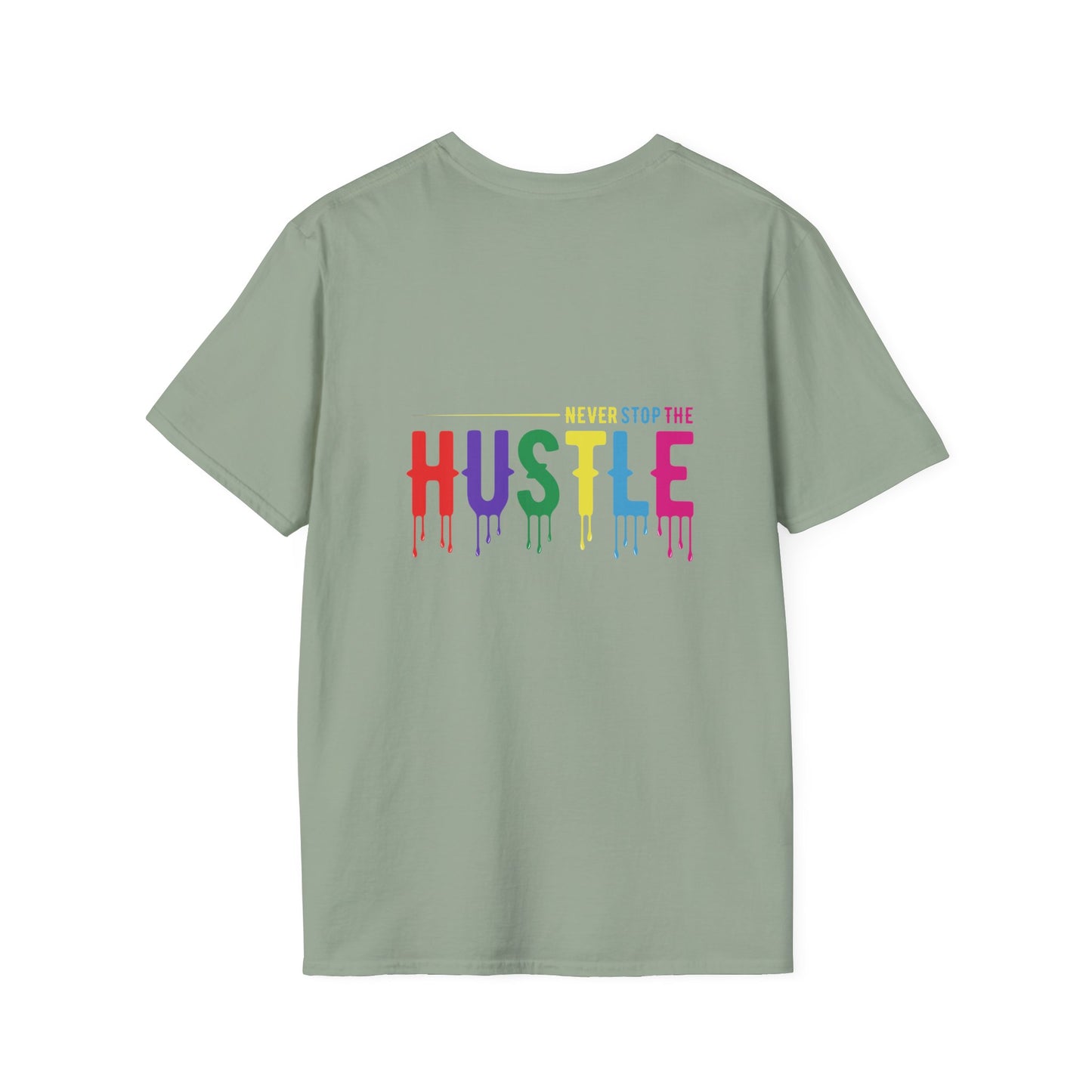 Colorful Hustle Tee – Soft T-Shirt for Entrepreneurs