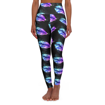 ✨ Cosmic High-Waisted Yoga Leggings Galaxy-Inspired Activewear | Bold Style for Workouts, Wellness & Everyday Glam
