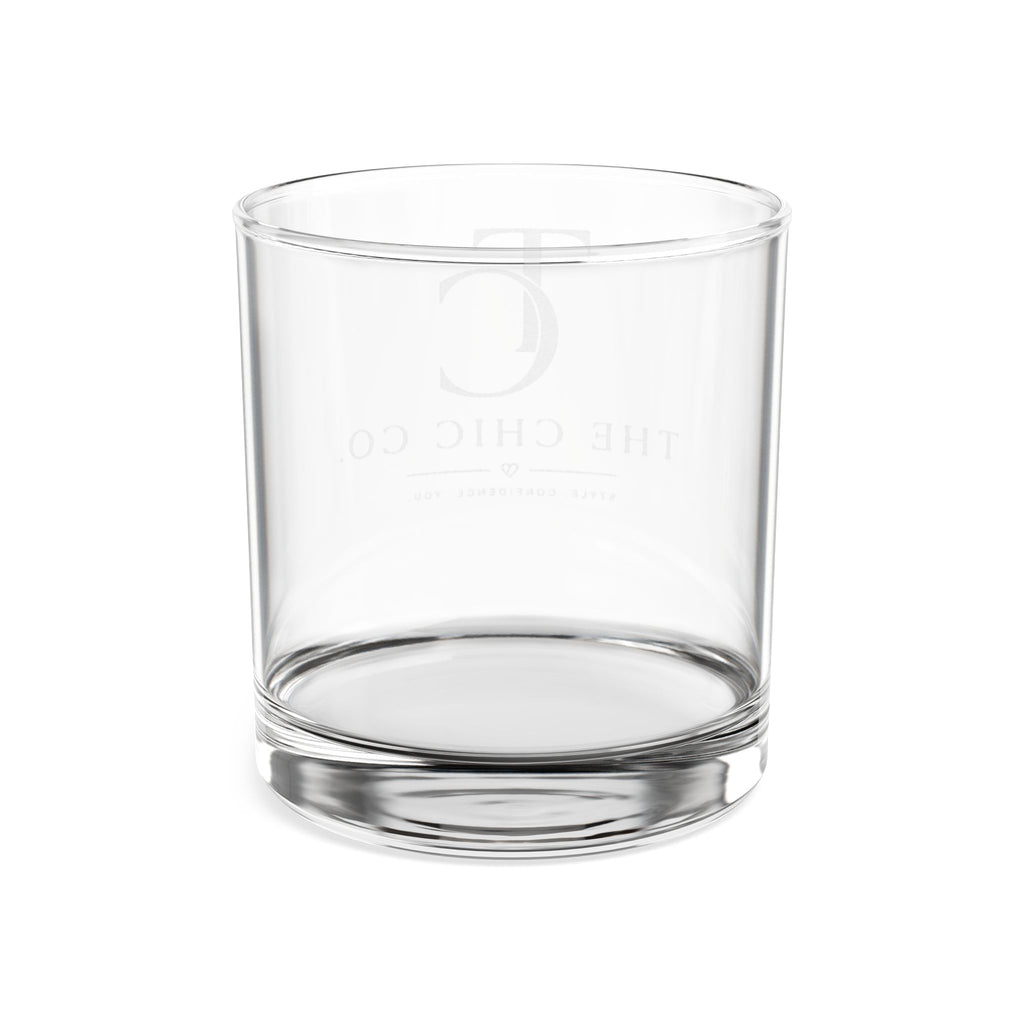 The Chic Co. Etched Whiskey Glass – 10.5 oz